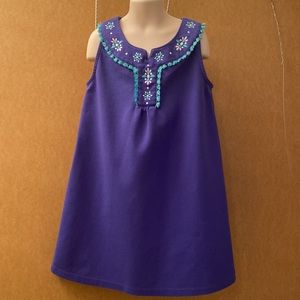 Gymboree girls size 10 blue/green dress